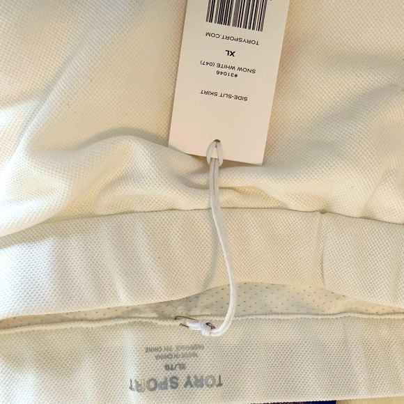 Tory Sport New Snow White Tennis Skirt sz. XL - Picture 5 of 5